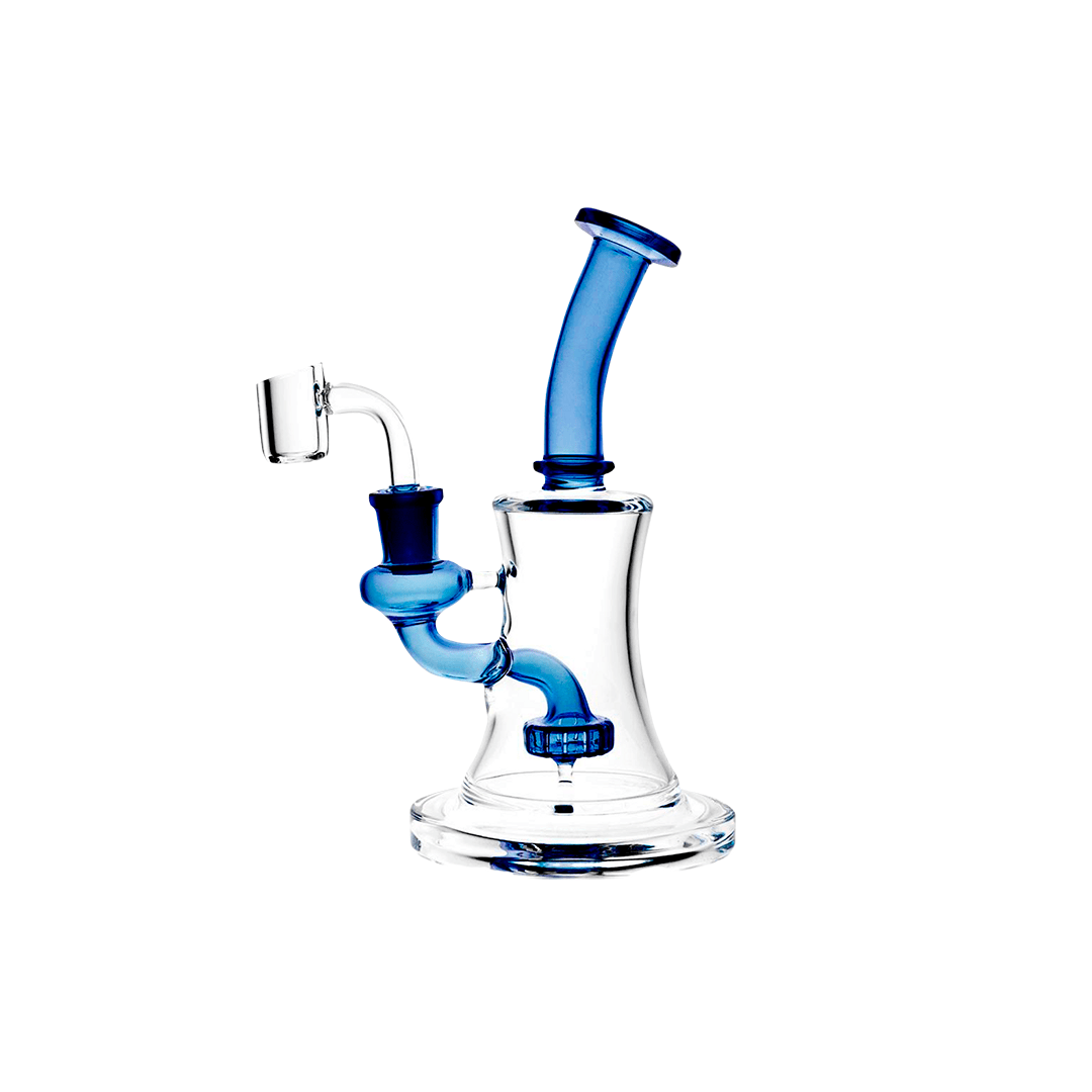 Bong Oil Can Disc Perc Rig 8"