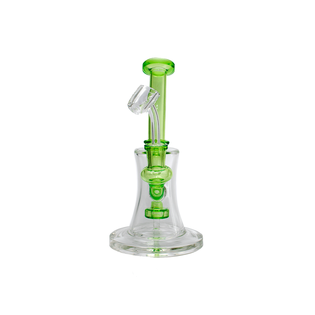 Bong Oil Can Disc Perc Rig 8"