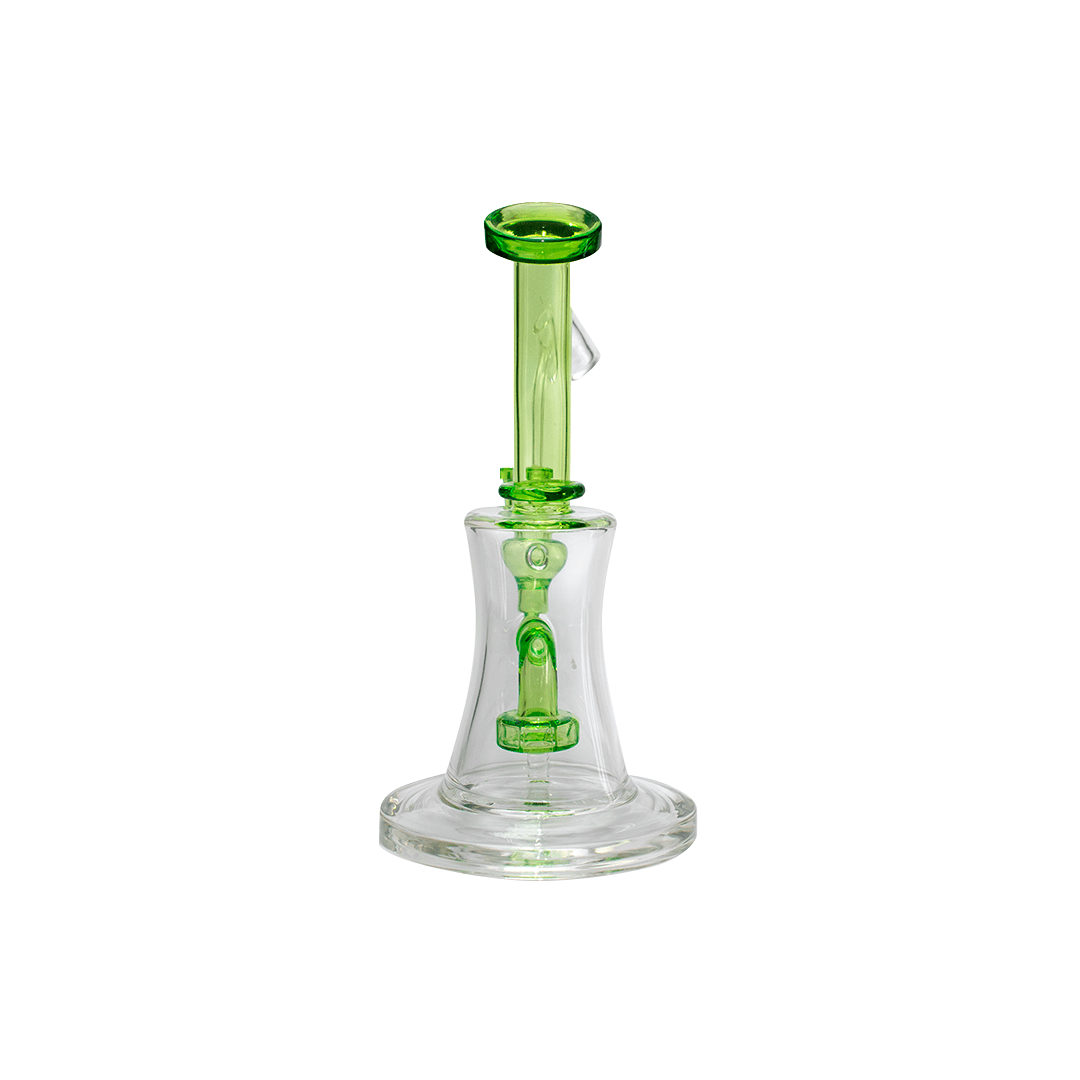 Bong Oil Can Disc Perc Rig 8"