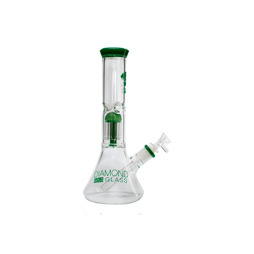 Bong Diamond Glass Clear Mansion 11"