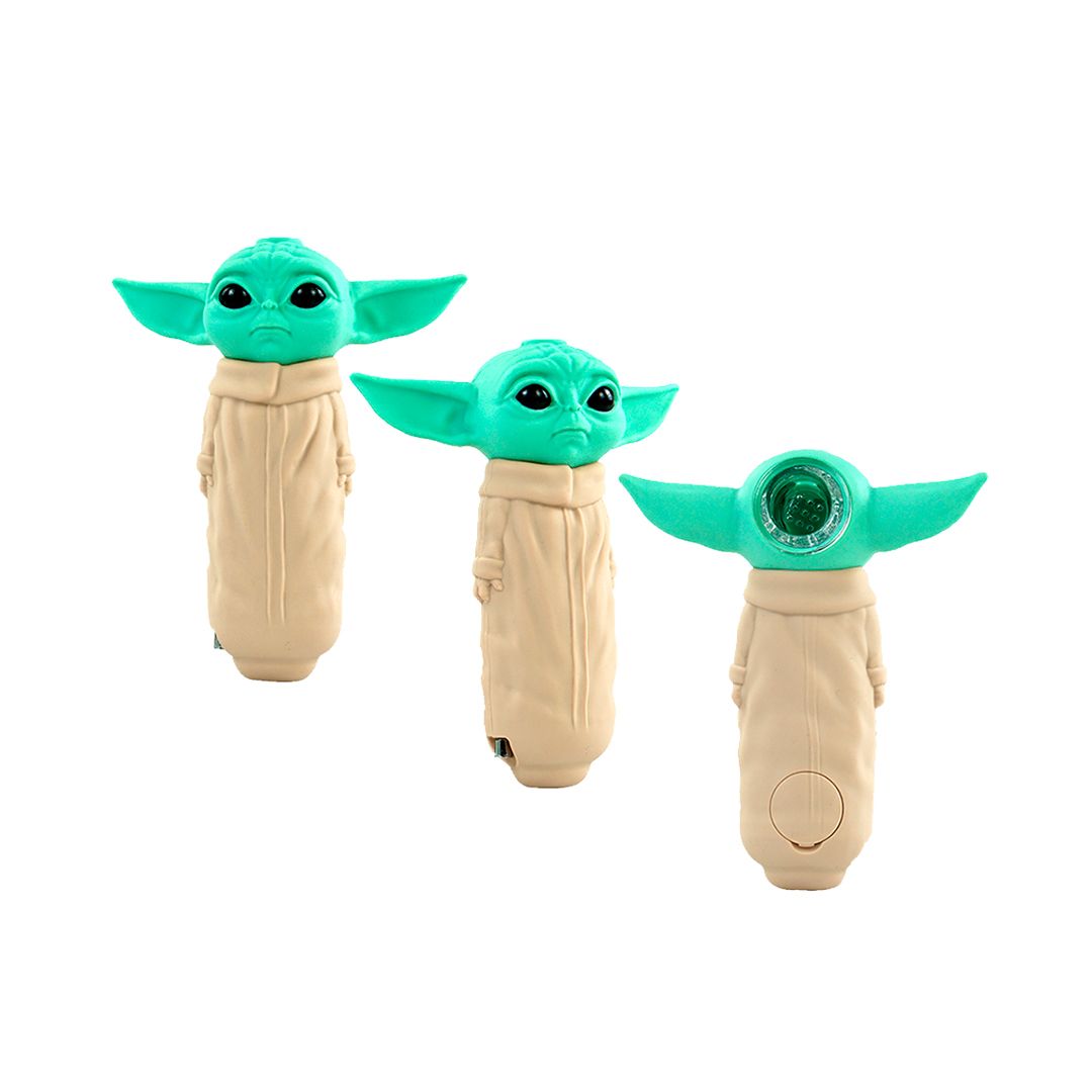 Pipa Silicona Yoda 12Cm